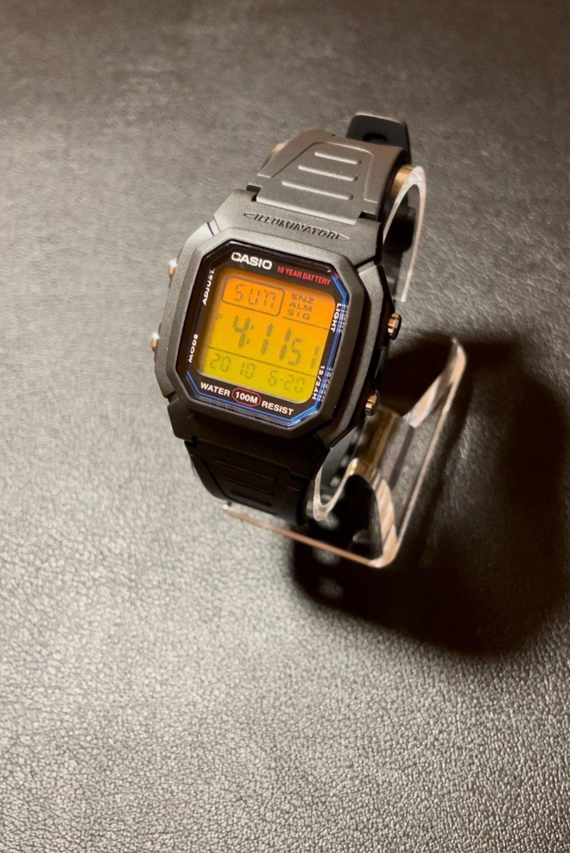 Y2K Pop- Customized Vintage Retro Yellow Orange Gradient Casio